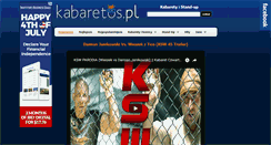 Desktop Screenshot of kabaretos.pl