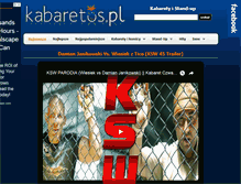Tablet Screenshot of kabaretos.pl